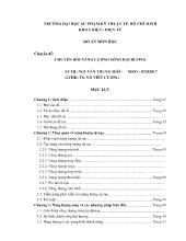 Chuyên đề Thiết kế mô hình chuyển đổi năng lượng sóng đại dương