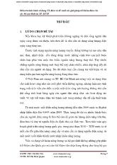 Đồ án Điều tra tình hình sử dụng năng lượng điện và đề xuất các giải pháp tiết kiệm điện cho các hộ gia đình tại TP HCM