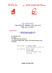 Đồ án Kỹ thuật ghép kênh phân chia theo thời gian trong hệ thống thông tin sợi quang (Tập đoàn bưu chính viễn thông)