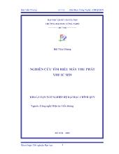 Đồ án Nghiên cứu, tìm hiểu máy thu phát VHF IC M59