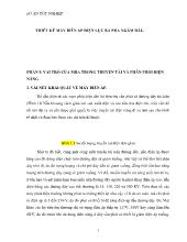 Đồ án Tốt nghiệp thiết kế máy biến áp điện lực ba pha ngâm dầu ( dung lượng lớn, điện áp cao, dùng nguyên liệu mới)