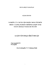 Luận văn Nghiên cứu chất lượng điện cho lưới phân phối và áp dụng phần mềm pss/adept tính toán cho lộ 371 e28.2 Hưng Yên