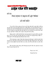 Ứng dụng vi mạch số lập trình giới thiệu các mạch số lập trình