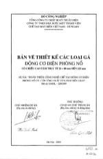 Bản vẽ thiết kế các loại gá động cơ điện phòng nổ