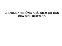 Đề tài Điều khiển số và các hàm truyền đạt của hệ thống điều khiển số