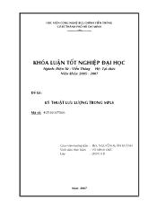 Đề tài Kỹ thuật lưu lượng trong mpls ( có đính kèm tài liệu tiếng anh)