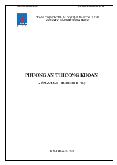 Đề tài Phương án khoan giếng PV-THC-08