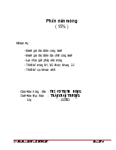 Đồ án Nền móng - Chung cư cao tầng 105 Nguyễn Phong Sắc