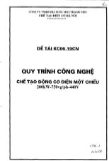Đồ án Quy trình công nghệ chế tạo động cơ điện một chiều 200kW-750vg-Ph-440v