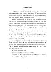 Đồ án Thiết kế hệ thống cung cấp điện cho xã Lâm Động