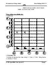 Đồ án Thiết kế sàn sườn bê tông cốt thép toàn khối có bản loại dầm
