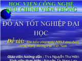 Đồ án Tìm hiểu công nghệ MPLS ứng dụng trong mạng đường trục Việt Nam