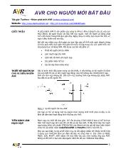 Tài liệu về AVR