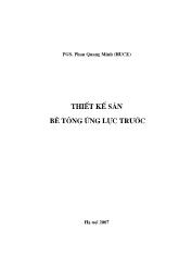 Thiết kế sàn bê tông ứng lực trước