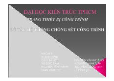 Trang thiết bị công trình - Hệ thống chống sét công trình