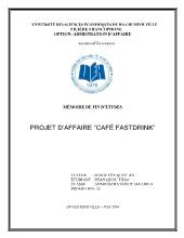 Chuyên đề Tiếng Pháp - Projet daffaire CAFÉ FASTDRINK