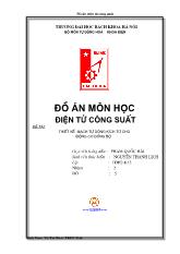 Đề tài Thiết kế mạch tự động kích từ cho động cơ đồng bộ (file pdf )