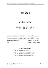 Đồ án Cao ốc văn phòng trung tâm thương mại Hà Nội