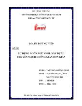Đồ án Sử dụng ngôn ngữ VHDL xây dựng chuyển mạch không gian đơn giản