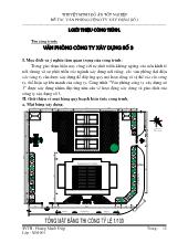 Đồ án Văn phòng công ty xây dựng số 3