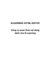 Elearning XHTML Editor - Công cụ soạn thảo nội dung dành cho E-Learning