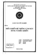 Luận văn Điều khiển hệ thống làm mát dùng vi điều khiển