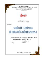 Luận văn Nghiên cứu và triển khai hệ thồng nhúng trên kit Spartan-3E, xây dựng mô hình Giám sát và điều khiển thiết bị theo nhiệt độ phòng