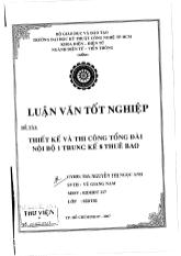 Luận văn Thiết kế và thi công tổng đài nội bộ 1 trung kế 8 thuê bao