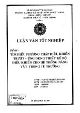 Luận văn Tìm hiểu phương pháp điều khiển trượt - Ứng dụng thiết kế bộ điều khiển cho hệt hống nâng vật trong từ trường