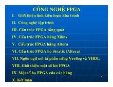 Công nghệ FPGA (slide)