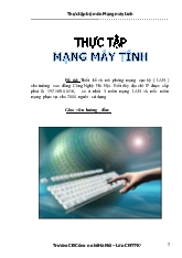 Đề tài Thiết kế và mô phỏng mạng cục bộ LAN cho trường Cao đẳng công nghệ Hà Nội