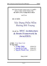 Đồ án MVC Architecture & Struts Framework In Java(J2EE)