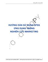 Đồ án Ứng dụng tin học vào phân tích dữ liệu trong nghiên cứu Marketing