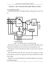 Giáo trình Lý thuyết điều khiển tự động 1