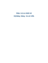 Khóa luận Phân tích và thiết kế hệ thống thông tin với UML