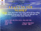 Lựa chọn đơn chào hàng để ký kết hợp đồng vận chuyển trong quý III -2010 cho đội tàu của VINALINES HẢI PHÒNG (file ppt)