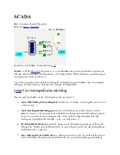 Supervisory Control And Data Acquisition (Scada)