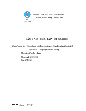 Báo cáo Thực tập tại xí nghiệp cơ giới thi công thuộc xí nghiệp công trình thủy III - Hải Phòng