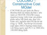 COCOMO - Constructive Cost Model