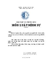Đề tài Hành vi giao cấu của người nam giới đã thành niên với trẻ em nữ có thể cấu thành tội danh nào trong bộ luật hình sự 1999