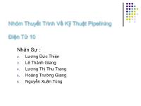 Đề tài Kỹ thuật Pipelining