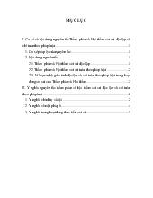 Đề tài Nguyên tắc thẩm phán và hội thẩm xét xử độc lập và chỉ tuân theo pháp luật (file word)