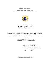 Đề tài Phân tích và thiết kế hệ thống quản lý đoàn viên
