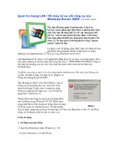 Đề tài Quản trị mạng LAN- Tắt máy từ xa với công cụ của Windows Server 2003