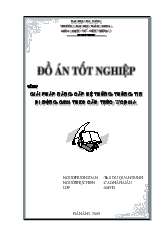 Đồ án Giải pháp nâng cấp hệ thống thông tin di động GSM theo cấu trúc WCDMA