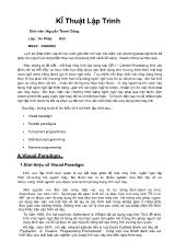 Đồ án Kỹ thuật lập trình 5 mô hình Visual paradigm, Parallel paradigms, Concurrent programming, Distributed programming