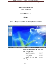 Đồ án Quản lý thông tin tuyển sinh các trường đại học toàn quốc