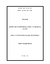 Khóa luận Kiểm chứng mô hình ASPECT-UML bằng ALLOY