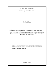 Khóa luận Xây dựng hệ thống thông tin tổ chức quản lý các giải thưởng/cuộc thi qua mạng Internet