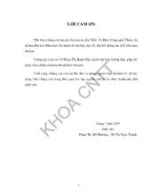 Luận văn Tìm kiếm ngữ nghĩa ứng dụng trên lĩnh vực eDoc